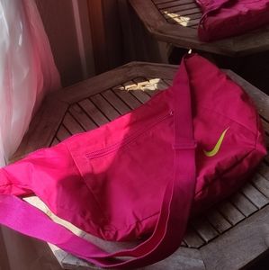 Bright Nike pink cool bag